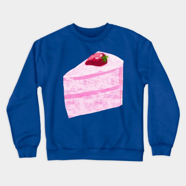 Strawberry Cake Crewneck Sweatshirt by pastanaut